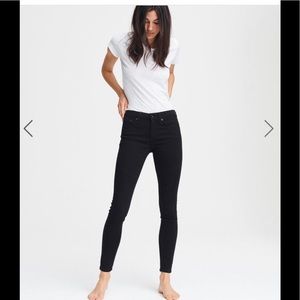 Black Rag & Bone CATE mid rise skinny jeans
